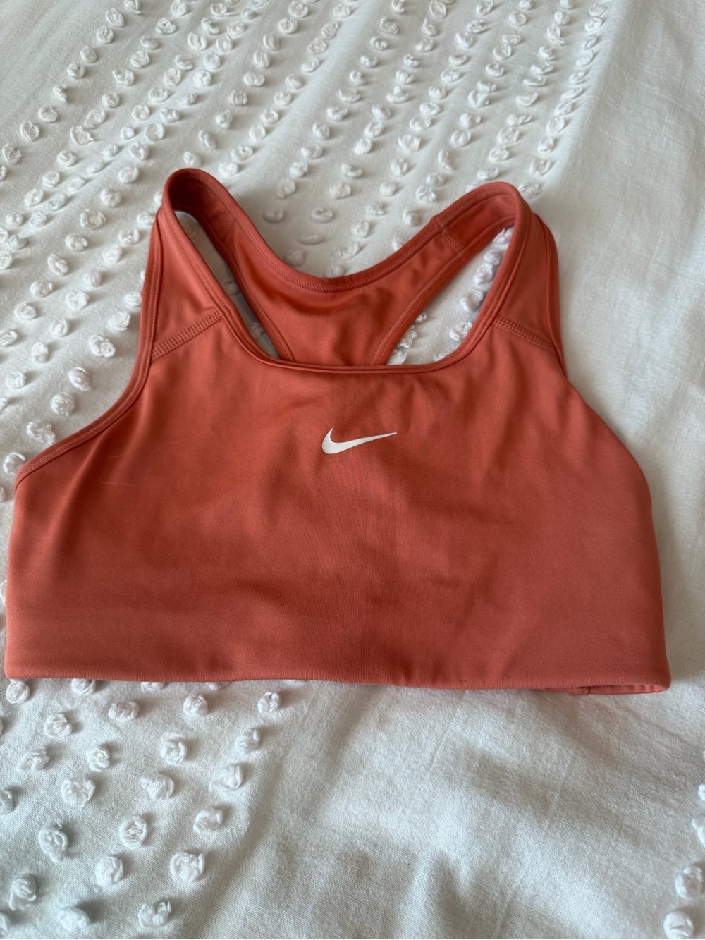 Nike Women's Dri-FIT Racerback Sports Bra - Terracotta XS